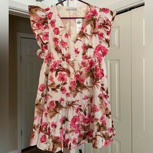 Abercrombie Floral Pink Dress